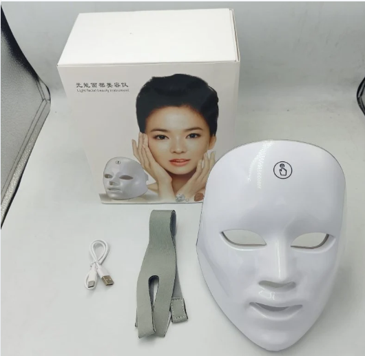 LED Light Therapy Face Mask – At-Home Skincare Device for Glowing, Smooth Skin
